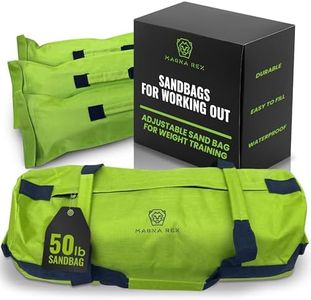 Lykit Magna REX Training Sandbags for Fitness - Sand Bags Heavy Duty Workout Cross Fit Equipment + Weighted Kettlebell Adjustable