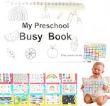 FeBohao My Preschool Busy Book Learning Resources Activity Book Busy Board Reusable Sticke Travel