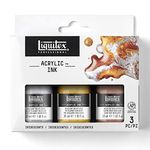 Liquitex Professional Acrylic Ink, Set of 3 x 30 Iridescent Colours