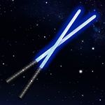 Smart Metal Lightsaber 2 Pack - RUN.SE USB Rechargeable 2-in-1 7 Colors and Three Sound Modes, Real Dueling Laser Sword Electric Cosplay Toy for Adults Kids