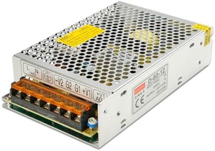 60W Dual Output 5V 10V 12V 15V 24V Power Supply D-50A 50B D-50C AC100-240V SMPS (D-60F12 +12V2.5A/-12V2.5A)