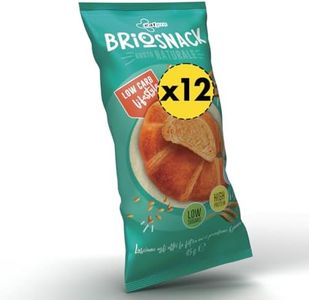 Cornetti Proteici Senza Carboidrati EatPro 12 Brioches Senza Zucchero Low Carb Naturale 1,1% Zuccheri, 25% Proteine, Colazione Proteica Keto Diet Croissant Proteici, Dieta Chetogenica Prodotti