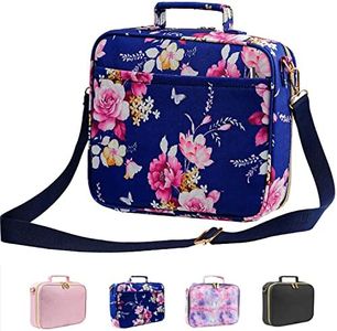 ATDIAG Bible Cover for Women,Carrying Book Case Church Bag Bible Protective with Handle and Zippered Pocket Adjustable Shoulder Strap,Perfect Gifts for Church Religious