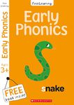 Phonics workbook for Ages 3-5 (Book 1): This preschool activity book includes a free mini-book and rewards certificate (Scholastic First Learning)