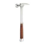 PICARD Solid Steel FRAMING Hammer Leather Grip Handle, 0079600-22, Black