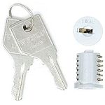 HON 109E Lock Core Kit with 2 Keys 