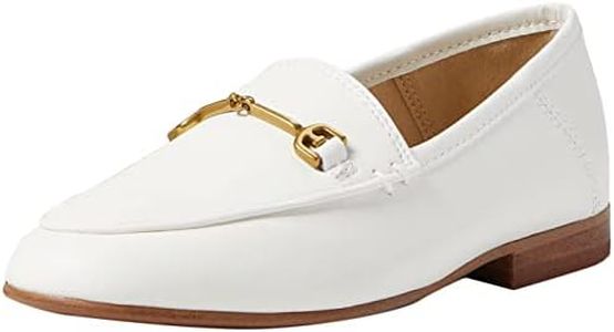 Sam Edelman Girls Loraine Bit Loafer, Bright White, 4 Big Kid