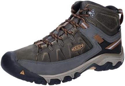 Keen Men's Targhee III Mid Waterproof Hiking Boot, Black Olive Golden Brown, 11.5 US