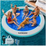 AWEMUFA 8ft Floating Ring Lake Raft