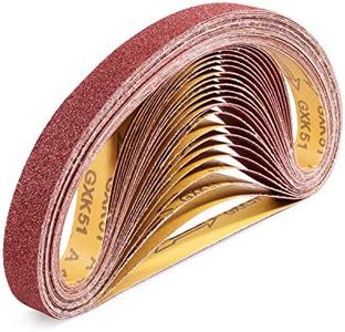 S SATC Sanding Belts 1×30-Inch Sanding belt Belt Sander Belt Sander Paper, (4 Each of 60, 80, 120,150,240,400 Grits) Aluminum Oxide 24PCS
