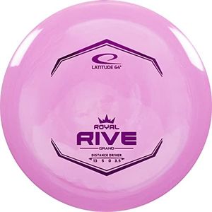 D·D DYNAMIC DISCS Latitude 64 Royal Grand Rive Disc Golf Disc | Premium Frisbee Golf Distance Driver | 170g Plus | Stamp Color May Vary (Pink)