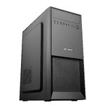 Ant Esports Si25 Value Series Mid-Tower Computer Case/Gaming Cabinet - Black | Support ATX, Micro- ATX, Mini-ITX | Pre-Installed 1 Rear Fan