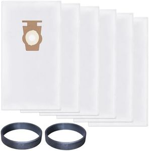 KEEPOW Vacuum Bags for Kirby Sentria, F Style Vacuum Cleaner Bags for Kirby Avalir 2, Ultimate G, Diamond Edition, G Series, Replace Part 204814, 204811, 204803, 204808, 205811 (6+2 Pack)