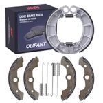 Front & Rear Brake Shoes for Honda Rancher 350 2000-2006/ Honda Rancher 400 2004-2007/Honda Foreman 400 1995-2003/Honda Foreman 450 1998-2004