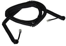 Belkin Pro Series Coiled Telephone Handset Cord (Black, 25 Feet)