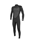 O'Neill Men's Reactor-2 3/2mm Back Zip Full Wetsuit, Black/Black, 2XL