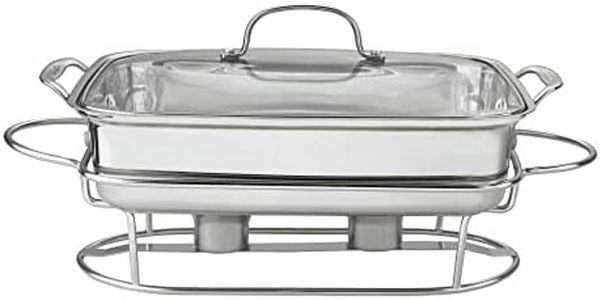 Cuisinart 7BSRT-31 Classic Entertaining Collection 12-Inch, 5-Quart Stainless Rectangular Buffet Server