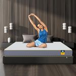 Centuary Mattresses Sleepables 6-Inch King Size Orthopedic Memory Foam Back Support Pressure Relieving Roll Pack High Resilience (HR) Foam Mattress | 10 Years Warranty | (78x60x6)