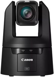 Canon CR-N500 Pro PTZ Camera BK 15x Optical Zoom lens, 1” 4K 30p Dual Pixel AF Sensor, 3G-SDI, HDMI, IP Video Out, NDI|HX2, SRT- Church, Live Events, Streaming Conference, Classroom, Esports, Vlogging