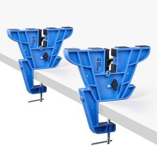 JOYTUTUS Ski and Snowboard Vise for Tuning, Professional Non-Slip Vice Grips for Ski/Snowboard Tuning Equipment, Upgraded Snowboard Clamp Secure Board Grip Center Arm, Snowboard Vise Set of Two