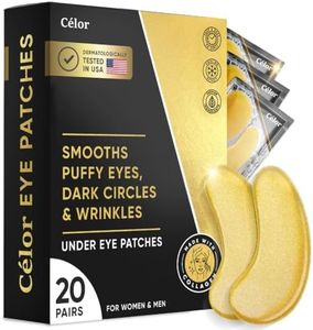 Under Eye Patches (20 Pairs) - Eye Patches For Puffy Eyes And Dark Circles - Under Eye Mask For Beauty & Personal Care - Under Eye Mask Amino Acid & Collagen For Dark Circles And Puffiness by Celor