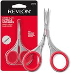 Revlon Cuticle Scissors, Curved Blade Cuticle Trimmer, Cuticle Nail Care, High Precision Blade, Easy Grip, Stainless Steel (Pack of 1)