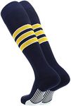 TCK Performance Baseball/Softball Socks (Navy/White/Gold, Small)