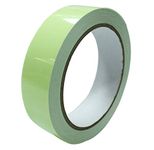 Dolphy Glow in The Dark Tape -Green, Hazard Warning Tape Adhesive Marking Barrier Tape Roll - 2" Width, 5m Length Used for Home Decoration and Dark Space Safety Signs