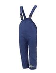 Wetplay KIDS WATERPROOF DUNGAREES RAIN OVER TROUSERS BOYS GIRLS CHILDS CHILDRENS (11-12 Years, Navy Blue)