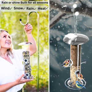 Provide Heavy Duty Bird Feeder – Durable Outdoor Hanging Feeder