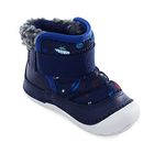 Stride Rite Baby Boys Soft Motion Channing First Walker Shoe, Grey/Navy, 3.5 Wide Infant