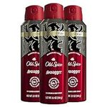 Old Spice Men's Aluminum Free Deodorant Dry Body Spray, Swagger, 24/7 Odor Protection, 5.1oz (Pack of 3)
