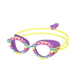 Speedo Unisex Child Swim Goggles Sunny G Ages 3-8, Sweet Purple Rainbow Pop/Clear, One Size