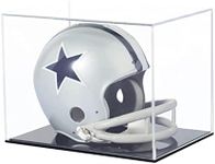 Mini Helmet Display Case Clear Acrylic Football Mini Helmet Protection Holder Dustproof Storage Collectibles Showcase