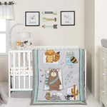 Trend Lab Lodge Buddies 3Piece Crib Bedding Set