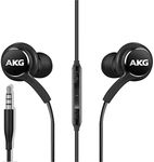 2022 Earbuds Stereo Headphones for Samsung Galaxy Galaxy S10, S10E, S10+, S8, S8+, S9, S9+, Note 9- Designed by AKG - 3.5 mm Jack with Microphone and Volume Buttons (Black)