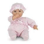 Melissa & Doug Mine to Love Jenna 30.5 cm Soft Body Baby Doll With Romper, Hat | Washable Doll Accessories, First Baby Dolls For Toddlers 18 Months And Up