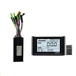 Hopbucan 36V 48V 750W 1000W Three-Mode 12 Tubes Brushless 30A Controller Throttle Brake Kit with LED SW900 Display E-Bike Parts