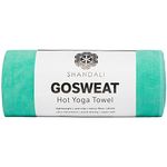 #1 Rated Hot Yoga Towel - Mat-Sized, Microfiber, Super Absorbent, Anti-slip, Injury Free, 26.5 (Teal, Hand Towel)