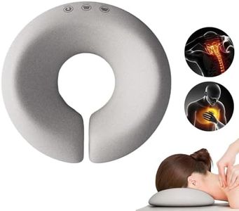 Ulisem Oreiller de Massage Face vers Le Bas, Oreiller Cervical，Oreiller Facial Perforé pour Spa, Oreiller de Massage pour Table de Massage de Salon, Noyau en Mousse à Mémoire de Forme（Gris）