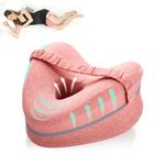 BEAUTRIP Leg Pillow | Ergonomic Side Sleeping Pillows | Memory Foam Knee Pillow with Strap for Side Sleeper | Leg Support Cushion with Removable and Washable Cover
