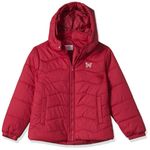 Amazon Brand - Jam & Honey Girls Quilted Winter Jacket with Detachable Hood | Age 2-12 Years