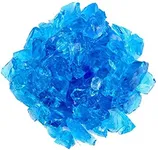 AZ Patio Heaters Firepit Recycled Glass, 20 lb, Turquoise