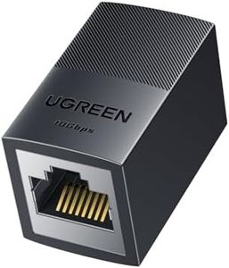 UGREEN Ethernet Extender 10Gbps,Ethernet Coupler with PoE Support, 328ft Long Distance Extend, Compatible with Cat8 Cat7 Cat6 Cat5 Cable, Black