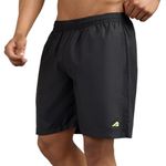 Boldfit Swimming Shorts for Men Stretchable Fit Swimming Trunks, Adjustable Quick-Drying Swim Shorts, Breathable Swimwear – Black(L)