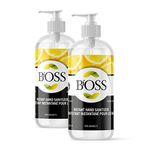 2 x BiOSS 500ml hand sanitizer - Lemon scent - 70%