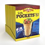 Old El Paso Tortilla Pockets Wrap Mexican Fajita Kit 375g (Pack of 4)