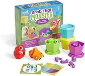 hand2mind Grab That Monster Fine Motor Activity Set, Occupational Therapy Toys, Fine Motor Skills Toys for Toddlers 3-4, Pincer Grasp Toys, Play Therapy Games for Kids, Preschool Learning Activities