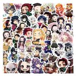 50pcs Cool Anime Stickers for Teens Skateboard,Popular Trendy Manga Waterproof Vinyl Decals for Adult Computer Water Bottle Motorcycle Travel Case Bumper Journal Graffiti Decal