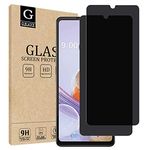 [2-Packs] GLBLAUCK Privacy Screen Protector for LG Stylo 6, Anti-Spy 9H Hardness Tempered Glass Screen Protectors for LG Stylo 6